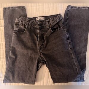 Abercrombie & Fitch 90s Straight Ultra High Rise Jeans - black/Dark grey